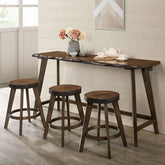 Missoula 4 Pc. Counter Ht. Set Model Cm3129Pt-4Pk-Stool By Furniture Of America